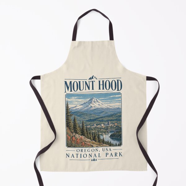 Item preview, Mount Hood, Oregon, USA [Vintage Illustration] designed and sold by elektronen.