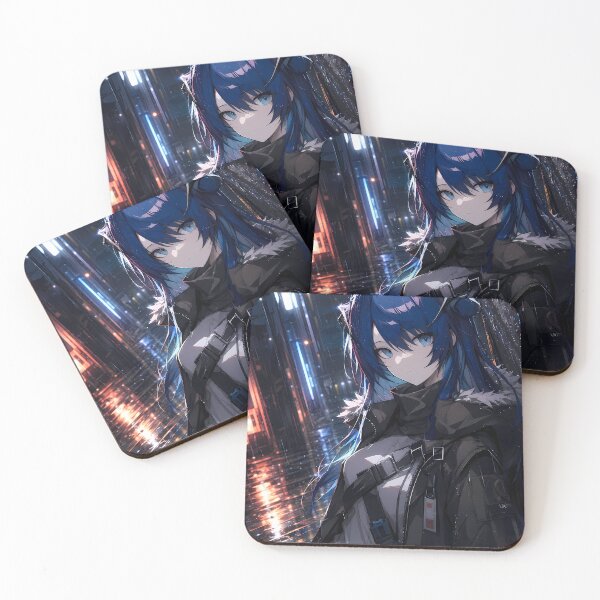 Item preview, Mostima Arknights Prelude to Dawn Neon Rain Messenger designed and sold by SolenneAzur.
