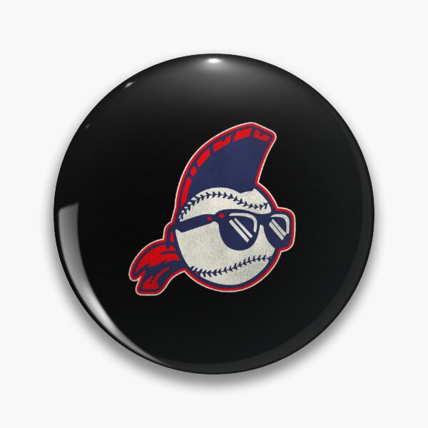 Item preview, Vintage Sports Baseball Mascot Mohawk Sunglasses Emblem designed and sold by sikercheady.