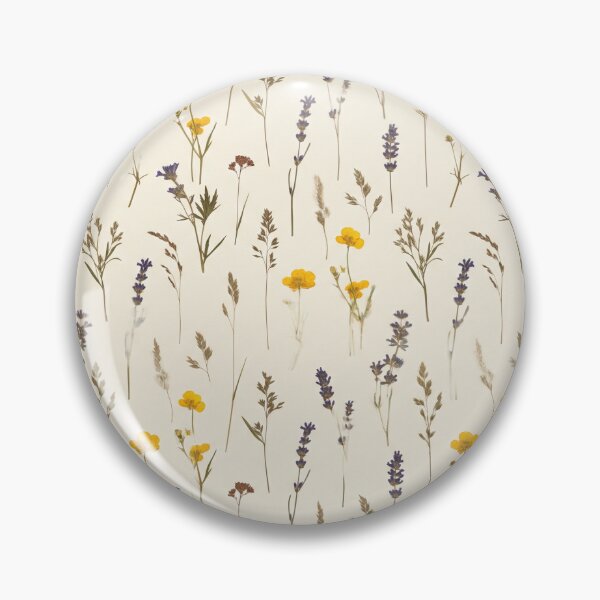Item preview, Pressed Wildflowers Dried Botanical Herbarium Pattern designed and sold by tropicaltee.