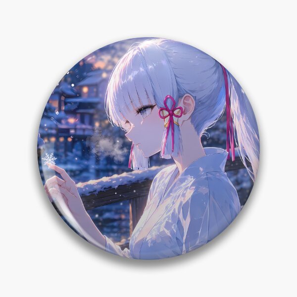 Item preview, Kamisato Ayaka Genshin Impact Snowy Lantern Village designed and sold by SolenneAzur.