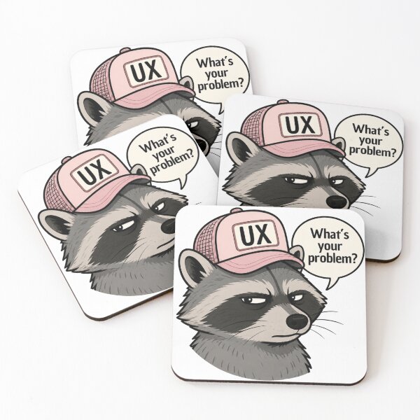 Item preview, Rodeo Raccoon - What's your problem? designed and sold by Zerochilldesign.