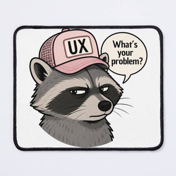 Item preview, Rodeo Raccoon - What's your problem? designed and sold by Zerochilldesign.