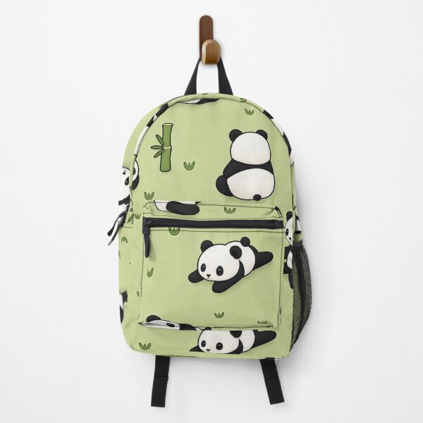 Item preview, Cute Playful Pandas & Bamboo Seamless Pattern designed and sold by mashumallow.