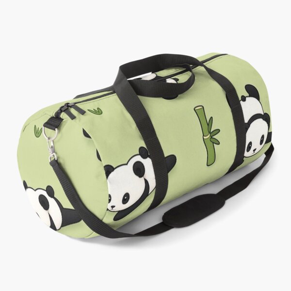 Item preview, Cute Playful Pandas & Bamboo Seamless Pattern designed and sold by mashumallow.