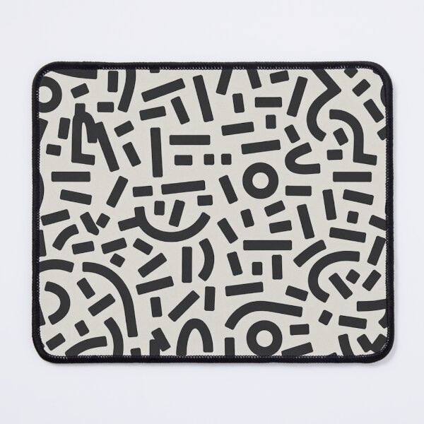 Item preview, Abstract Memphis Style Geometric Pattern designed and sold by Mindful Wall Art Studio.