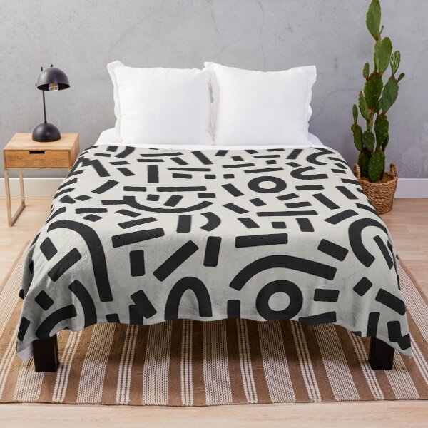 Item preview, Abstract Memphis Style Geometric Pattern designed and sold by Mindful Wall Art Studio.
