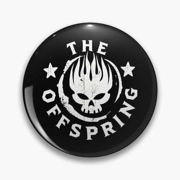 Item preview, The Offspring Skull Flames Distressed Logo Art designed and sold by mac-lux.