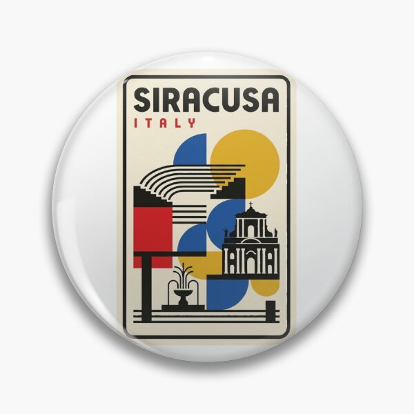 Item preview, Retro Siracusa Bauhaus Geometric Skyline designed and sold by k3rstman1.