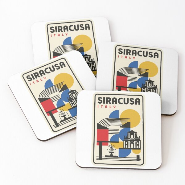 Item preview, Retro Siracusa Bauhaus Geometric Skyline designed and sold by k3rstman1.