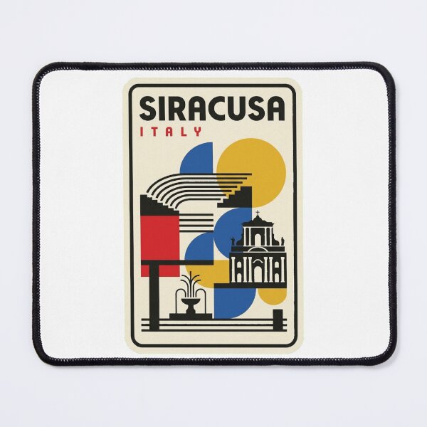 Item preview, Retro Siracusa Bauhaus Geometric Skyline designed and sold by k3rstman1.
