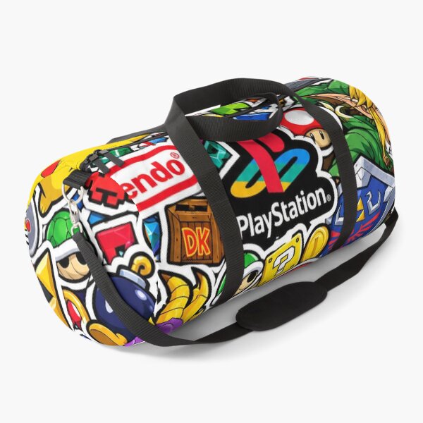 Item preview, Gaming Chaos – Colourful Sticker Bomb Collage designed and sold by Inked Legacy.