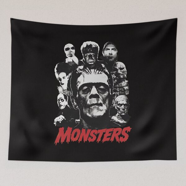 Item preview, Horror Monsters Collage Art designed and sold by Pincel-Rebelde.