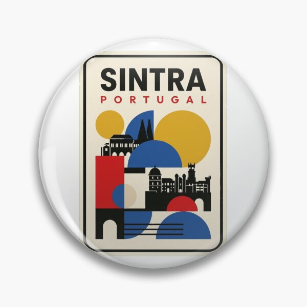 Item preview, Retro Sintra Bauhaus Geometric Skyline designed and sold by k3rstman1.