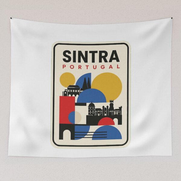 Item preview, Retro Sintra Bauhaus Geometric Skyline designed and sold by k3rstman1.