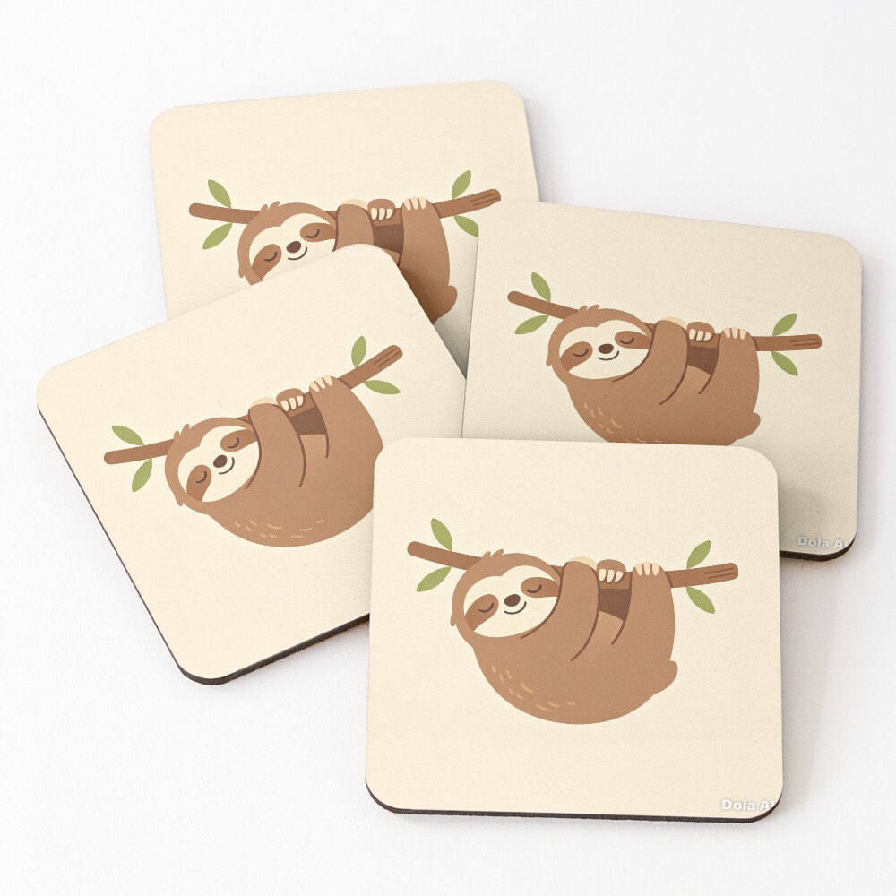 Item preview, Coasters (Set of 4) designed and sold by SlothDesignsPH.