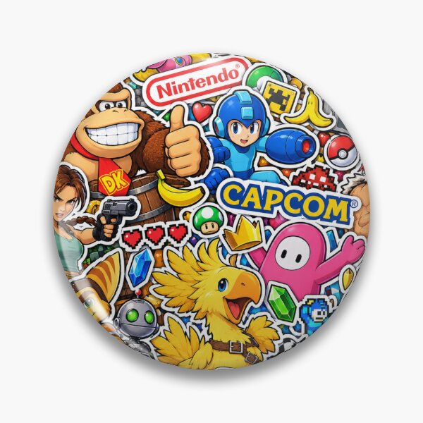 Item preview, Arcade All-Stars – Colourful Gaming Sticker Bomb designed and sold by Inked Legacy.