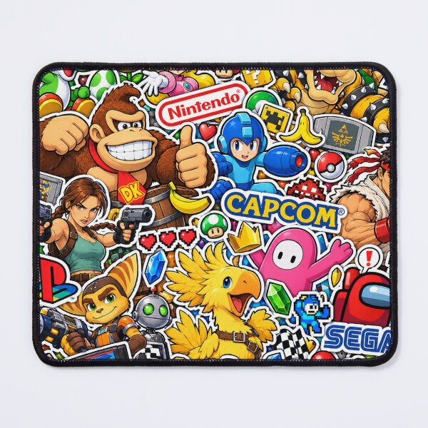 Item preview, Arcade All-Stars – Colourful Gaming Sticker Bomb designed and sold by Inked Legacy.