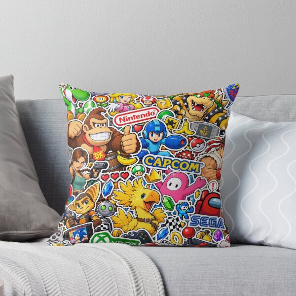 Item preview, Arcade All-Stars – Colourful Gaming Sticker Bomb designed and sold by Inked Legacy.