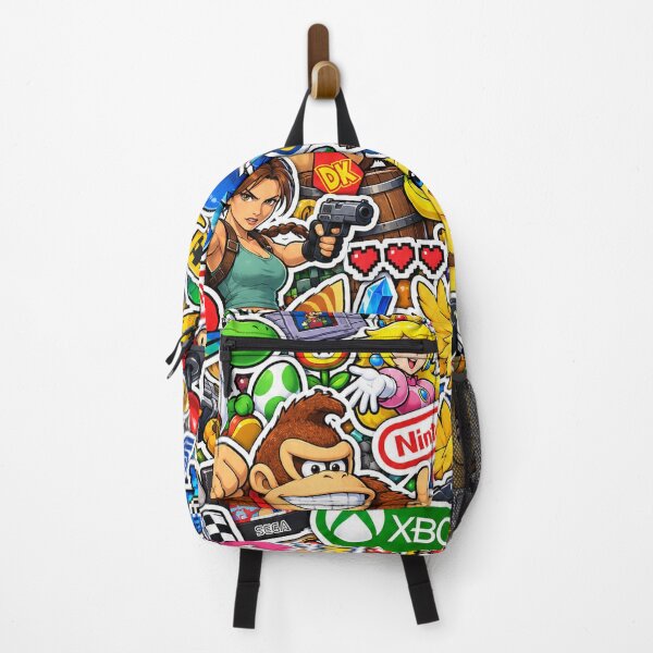 Item preview, Arcade All-Stars – Colourful Gaming Sticker Bomb designed and sold by Inked Legacy.