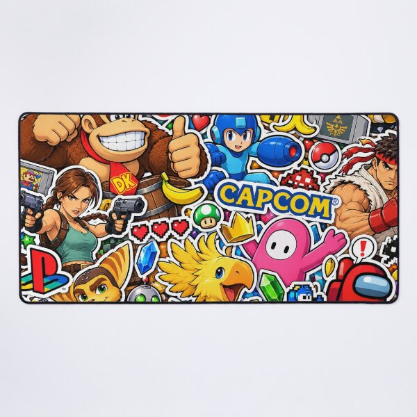 Item preview, Arcade All-Stars – Colourful Gaming Sticker Bomb designed and sold by Inked Legacy.