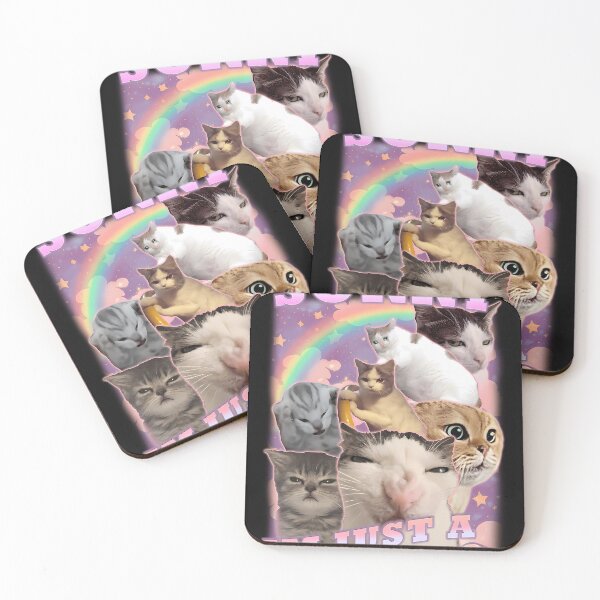Item preview,  Im Just A Girl Funny Cat Meme designed and sold by gerrellpettif.