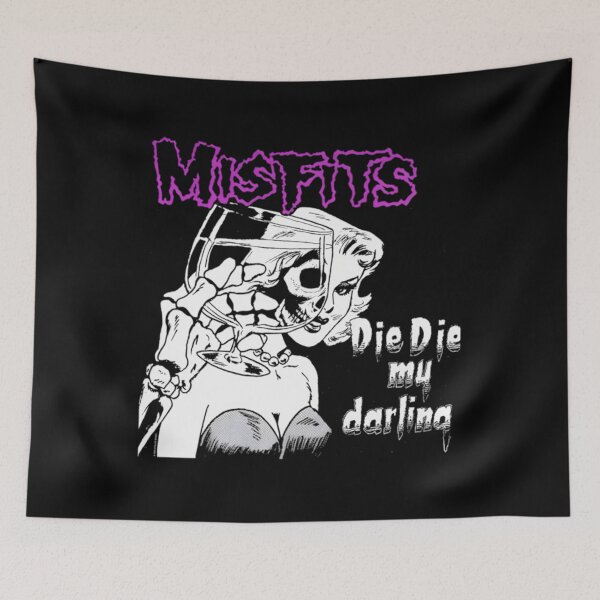 Item preview, vintage rock misfits band albums punk tour logo designed and sold by dawid janowski.