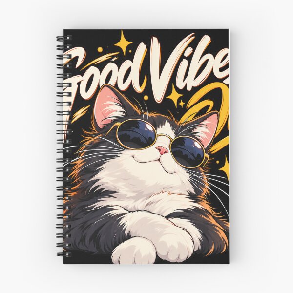 Item preview, Good Vibes Only Cool Cat designed and sold by TamagotchiArt.