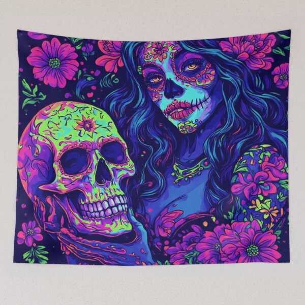 Item preview, Sugar Skull Lady designed and sold by TheDarkWardrobe.
