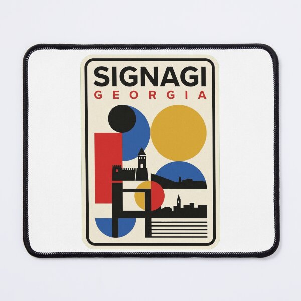 Item preview, Retro Signagi Bauhaus Geometric Skyline designed and sold by k3rstman1.