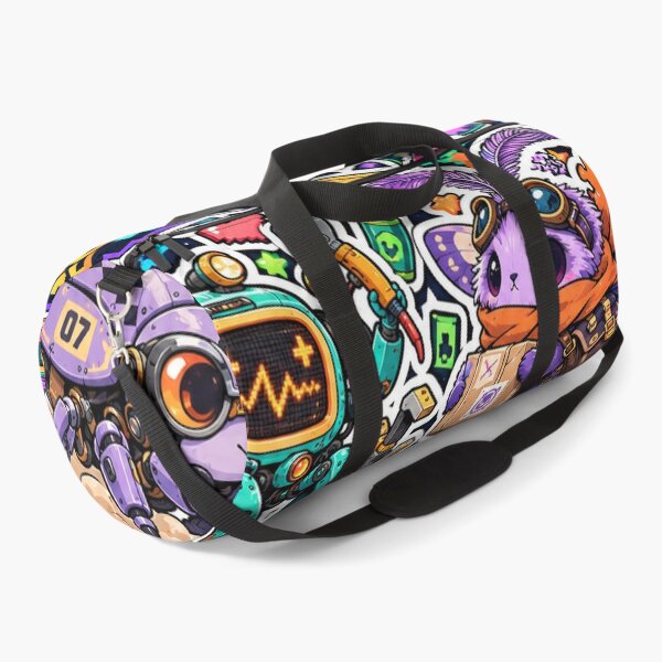 Item preview, Side Quest Crew – Cute Arcade Gaming Sticker Bomb designed and sold by Inked Legacy.