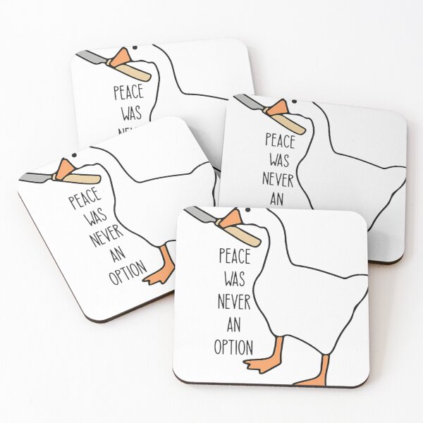 Item preview,  Peace Was Never An Option - Funny Untitled Goose Game designed and sold by gerrellpettif.