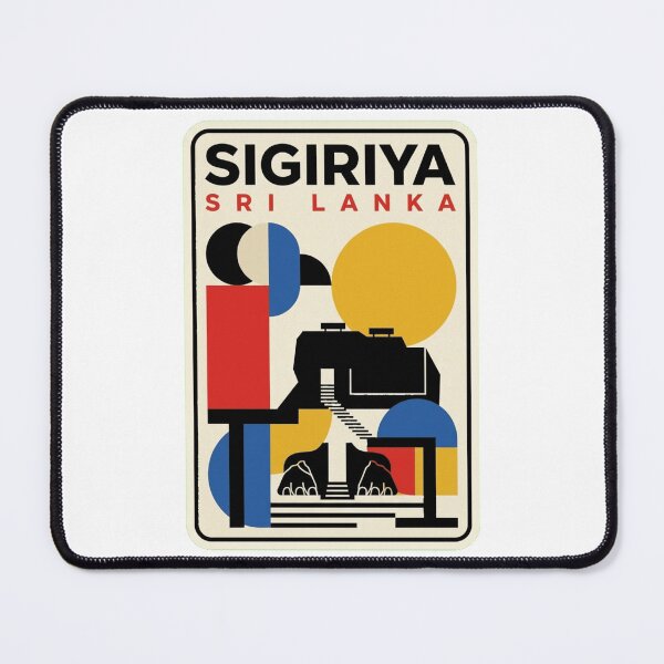 Item preview, Retro Sigiriya Bauhaus Geometric Skyline designed and sold by k3rstman1.