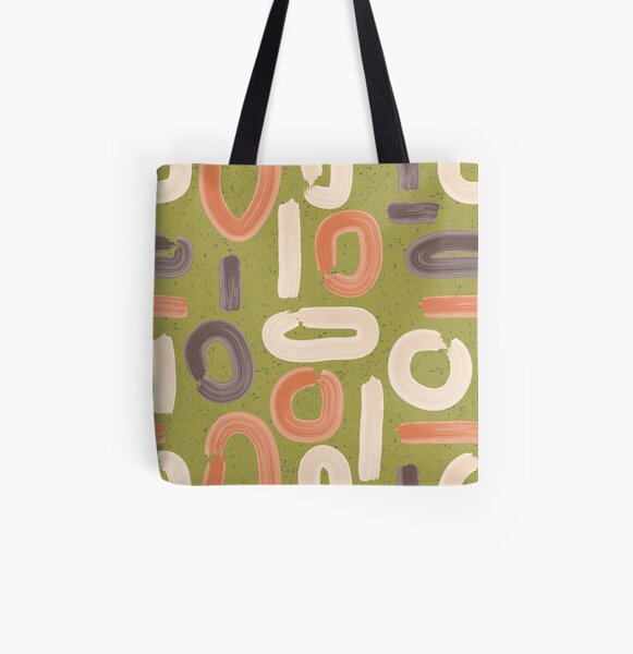 abstract retro All Over Print Tote Bag