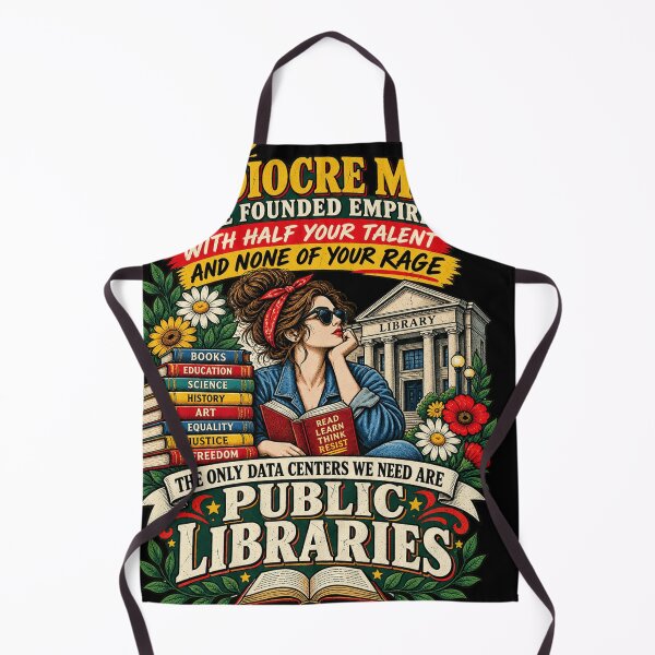 Item preview, Public Libraries Feminist Book Lover Girl Reading Literature Vintage Art designed and sold by GiftsProShop.