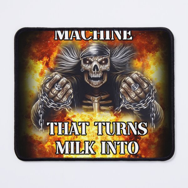 Item preview, My Body Is A Machine That Turns Milk Into Diarrhea Badass Skeleton Meme designed and sold by gerrellpettif.