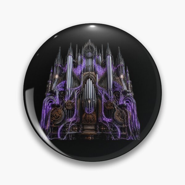 Item preview, Gothic Cathedral Pipe Organ Cyberpunk Archive designed and sold by LazyDayzCo.