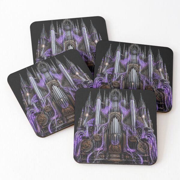 Item preview, Gothic Cathedral Pipe Organ Cyberpunk Archive designed and sold by LazyDayzCo.