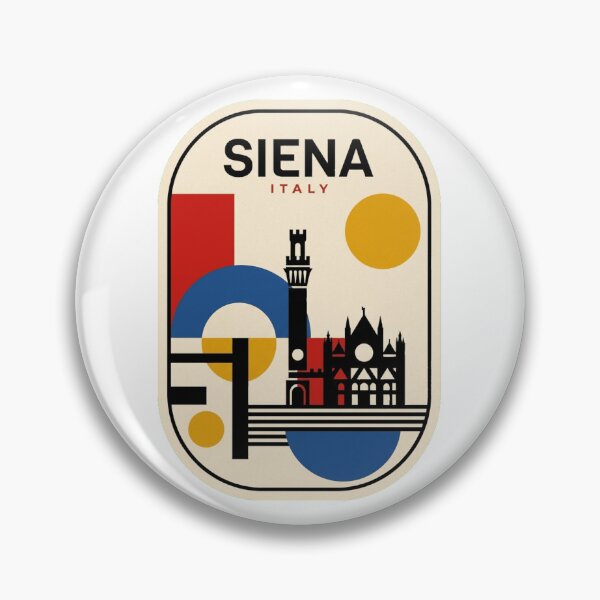 Item preview, Retro Siena Bauhaus Geometric Skyline designed and sold by k3rstman1.