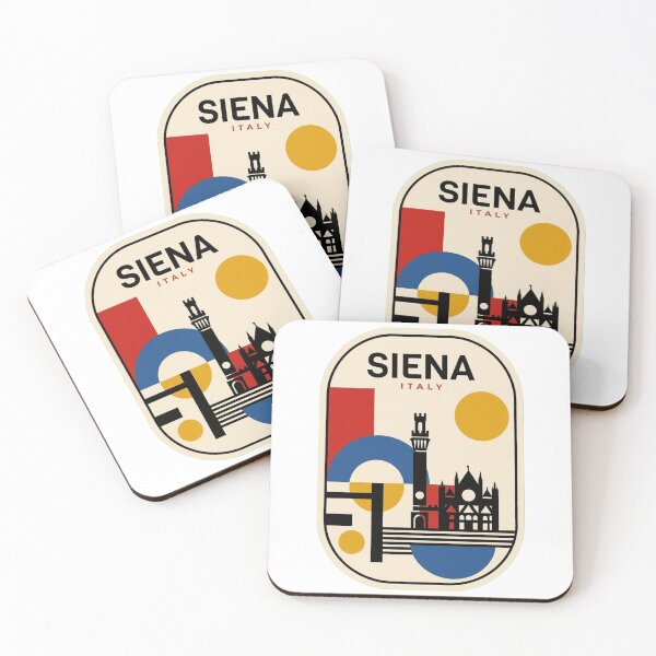 Item preview, Retro Siena Bauhaus Geometric Skyline designed and sold by k3rstman1.