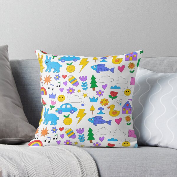 Item preview, Colorful Hand Drawn Icon Collection designed and sold by Mindful Wall Art Studio.