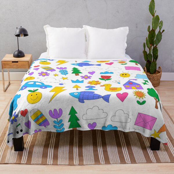 Item preview, Colorful Hand Drawn Icon Collection designed and sold by Mindful Wall Art Studio.