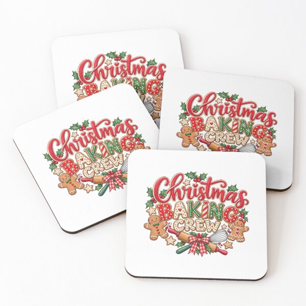 Item preview, Christmas Baking Crew with Gingerbread and Whisk designed and sold by skyartdesign.