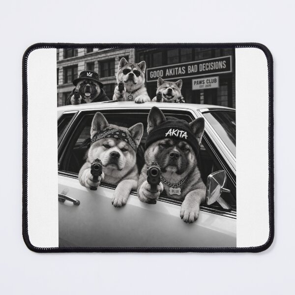 Item preview, Funny Akita Good Dog Bad Decisions designed and sold by luu phong.