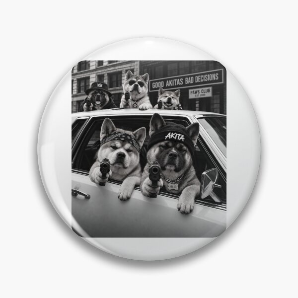 Item preview, Funny Akita Good Dog Bad Decisions designed and sold by luu phong.