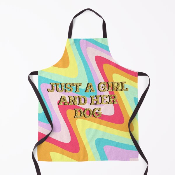 Item preview, Just a girl and her dug stripes designed and sold by Ana Gorozpe.