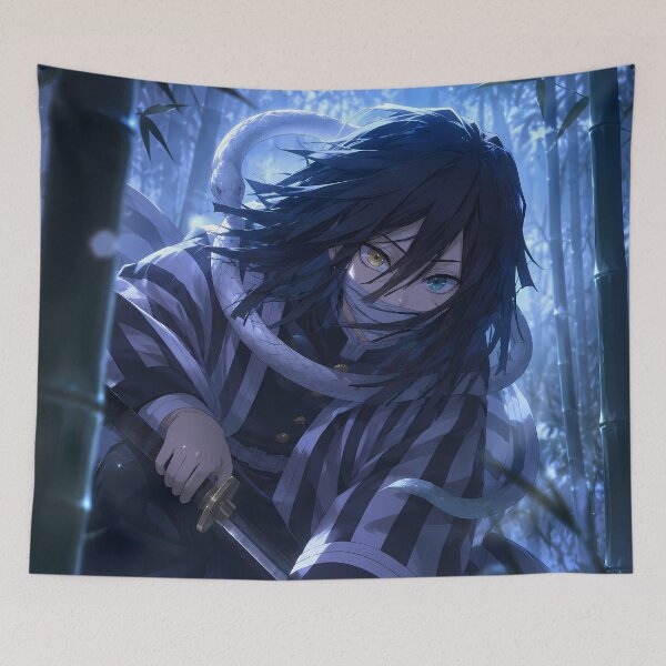 Item preview, Obanai Iguro Demon Slayer Bamboo Forest Stalker designed and sold by SolenneAzur.