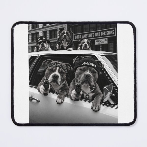 Item preview, Funny Amstaff Good Dog Bad Decisions designed and sold by luu phong.