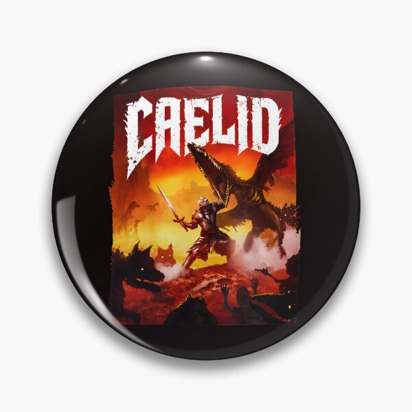Item preview, CAELID Fantasy Warrior Dragon Battle Art designed and sold by ASTRAXO.