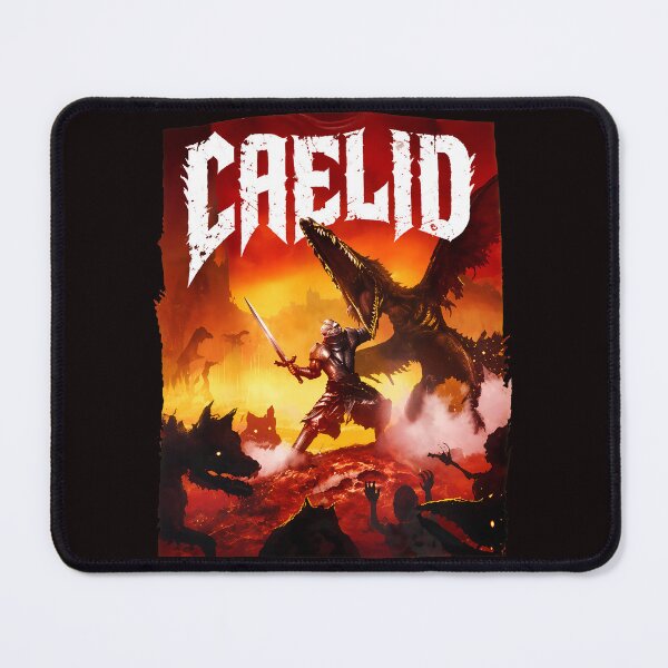 Item preview, CAELID Fantasy Warrior Dragon Battle Art designed and sold by ASTRAXO.